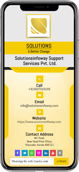 Thedigitalcards image layout of digital business card
